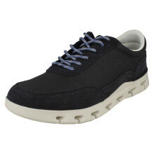 (Navy, UK 8.5) Mens Clarks Lightweight Lace Up Shoes Nature X One - G Fit