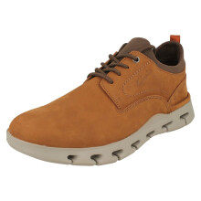 (Tan, UK 9.5) Mens Clarks Lightweight Casual Sports Shoes Nature X Two - G Fit