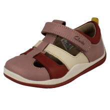 (Pink, UK 6 Infant) Kids Clarks T-Bar Shoes Noodle Sun T - G Fit