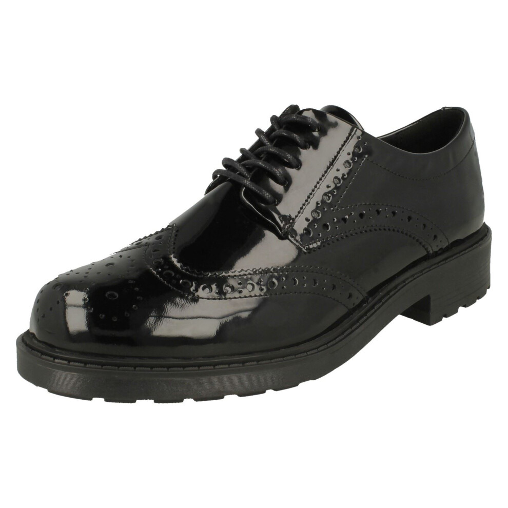 Clarks Women's Black Orinoco 2 Limit Patent Brogues, Lace Up | : 4.5-Standard Fit - Image 4