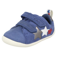 (Blue, UK 3 Infant) Boys Clarks Pre-Walking Shoes Roamer City T - G Fit