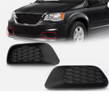 Car Front Bumper Fog Light Cover 68100709AA 68100708AA for Grand Voyager 2011-2020 Fog Lamp Bezel Trim Frame