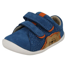 (Blue, UK 4 Infant) Boys Clarks Animal Detailed Pre-Walker Shoes Roamer Jungle T - F Fit