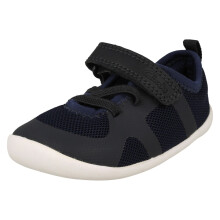 (Navy, UK 5.5 Infant) Childrens Clarks Pre-Walkers Washable Trainers Roamer Flux T - G Fit