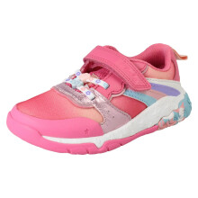(Pink, UK 5.5 Infant) Girls Clarks Rainbow And Mermaid Tail Design Trainers Tidal Star - G Fit