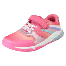 (Pink, UK 1 Child) Girls Clarks Rainbow And Mermaid Tail Design Trainers Tidal Star K - G Fit