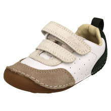 (White, UK 5.5 Infant) Boys Clarks Mini Me Inspired Cruising Shoes Tiny Hero T - G Fit