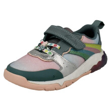 (Multi, UK 5 Infant) Girls Clarks Rainbow And Mermaid Tail Design Trainers Tidal Star - G Fit