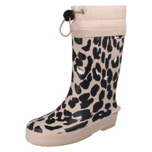 (Pink, UK 11 Child) Childrens Clarks Creature Detailed Toggle Top Wellington Boots Tarri Race - G Fit