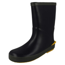 (Navy, UK 2 Child) Childrens Clarks Pull On Wellington Boots Tarri Run - G Fit