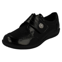 (Black, UK 4) Ladies DB Shoes 2V Fitting Shoes Royston - 2V Fit