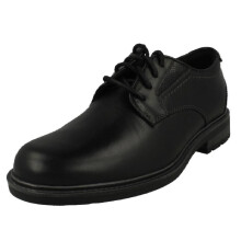 (Black, UK 9) Mens Clarks Lace Up Shoes Un Shire Low - G Fit