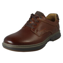 (Tan, UK 7) Mens Clarks Formal Lace Up Removeable Insole Wide Fit Shoes Un Briley Pace - H Fit