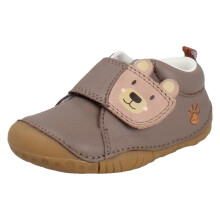 (Brown, UK 5 Infant) Boys Startrite Pre Walker Cruiser T Bar Shoes Bear Hug - H Fit