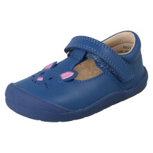 (Blue, UK 5.5 Infant) Girls Startrite Cat Design Casual T-Bar Shoes Fellow - F Fit