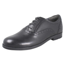 (Black, UK 5 Child) Girls Startrite Brogue Lace Up School Shoes Hermione - F Fit
