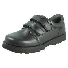 (Black, UK 2.5 Child) Boys Startrite Hook & Loop School Shoes Parker - G Fit