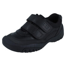 (Black, UK 11.5 Child) Boys Startrite School Shoes Quad - F Fit
