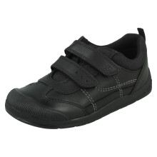 (Black, UK 7 Infant) Boys Start-Rite Bug Detail School Shoes Tickle - F Fit