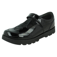 (Black, UK 12.5 Child) Girls Startrite Formal School Shoes Locket - G Fit
