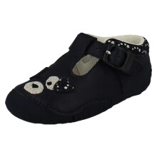 (Navy, UK 5 Infant) Children's Girls Boys Startrite Pre Walker Cruiser T Bar Shoes Little Paws - G Fit