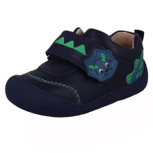 (Navy/Red Dino, UK 4.5 Infant) Boys Startrite Casual Dinosaur Design Shoe Tread - G Fit