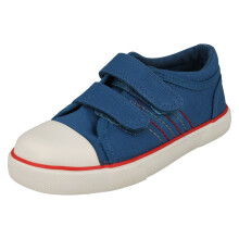 (Blue, UK 10.5 Child) Childrens Startrite Lightweight Canvas Shoes Sandcastle - F Fit