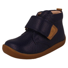 (Navy, UK 6.5 Infant) Boys Startrite Padded Collar Ankle Boots Totter24 - G Fit
