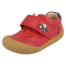 (Red, UK 5.5 Infant) Boys Startrite Casual Tractor Shoes Harvest - F Fit
