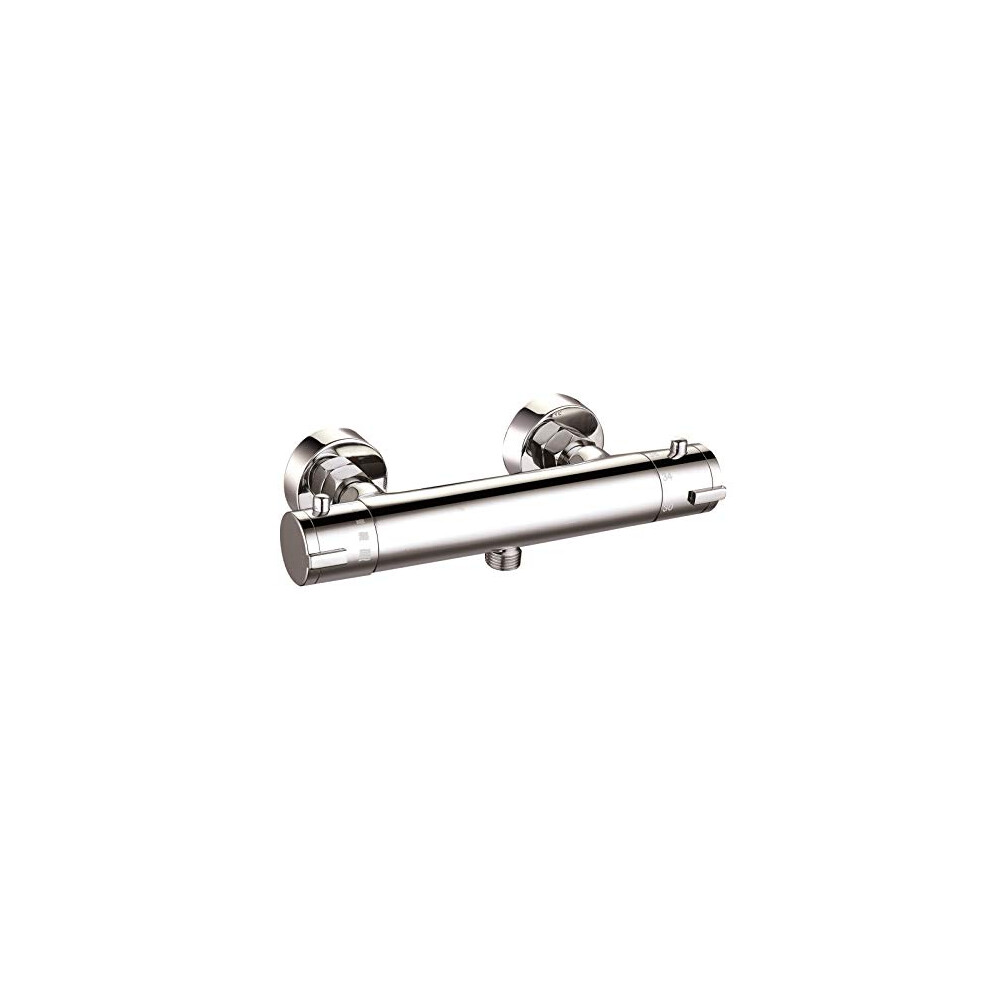 Photos - Other Bathroom Accessories VeeBath Geo Luxury Thermostatic Round Bar Mixer Shower Valve Tap Chrome XBAR55