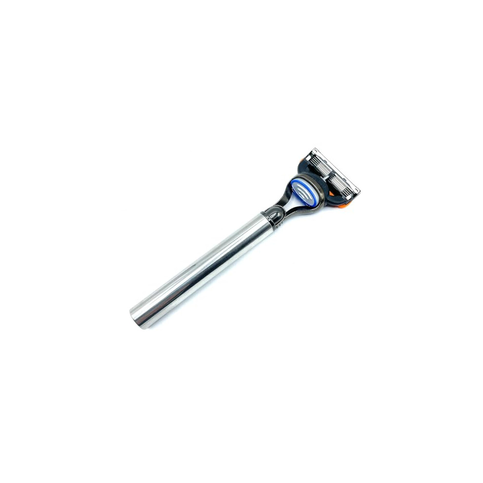 Parker Safety Razor Parker's Gillette Fusion Compatible Razor With Extra Long Heavyweight Stainless Steel Handle