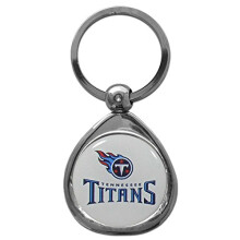 Siskiyou NFL Sports Fan Shop Tennessee Titans Chrome Key Chain One Size Team Colors