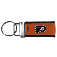 Siskiyou Sports NHL Philadelphia Flyers Woven Key Chain, Team Colors, One Size