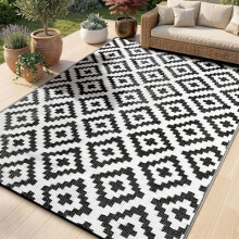 Sour Lemon Large Outdoor Rug,Waterproof Outdoor Rugs Anti-slip Carpet, Garden Rugs Water proof UV Resistant Garden Mat for Patio, Easy Cleaning Patio