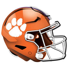 Fan Creations NCAA Clemson Tigers Clemson University Authentic Unisex Helmet Team Color, 12"