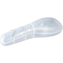 Razor Storage Box Portable Dustproof Razor Case Transparent Razor Protector for Outdoor Camping Travel Manual Shaving