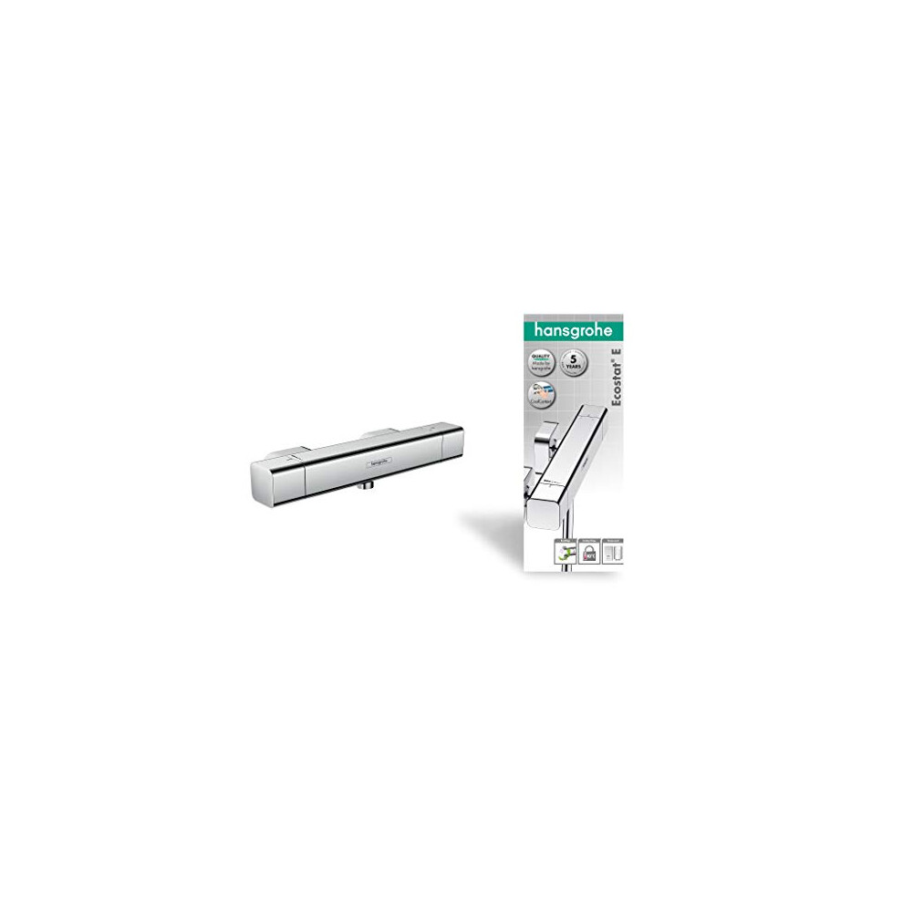 Hansgrohe 15773000 Ecostat E Thermostatic Shower Mixer, Chrome