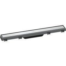 hansgrohe RainDrain Match Shower Drain Set 600 mm Floor Drain Shower with Height-Adjustable Frame Chrome
