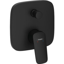 Hansgrohe 71405670 Logis Single Lever Bath Mixer for Concealed Installation for iBox Universal, matt Black