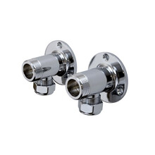 Bristan WMNT4 C Surface Mounted Pipework Fittings - Chrome Plated, Silver