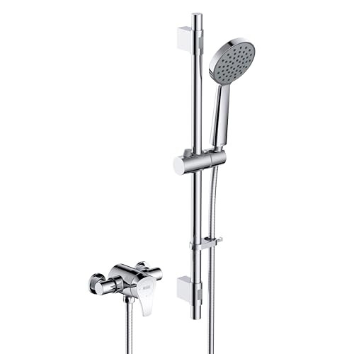 Bristan Capri3 Thermostatic Exposed Shower Valve with Riser Kit Chrome