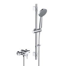 Bristan Sonique3, Thermostatic Exposed Shower Valve with Riser Kit, Chrome Finish