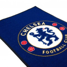 Chelsea F.C. Rug- bedroom rug- approx 80cm x 50cm- 100%Polyamide- machine washable- on a header card- Official Football Merchandise