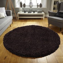Everest Rugs for living room thick pile modern rugs for bedroom, kitchen, hallway runner, kids room small to Large fluffy.Quality Rug Chocolate Brown
