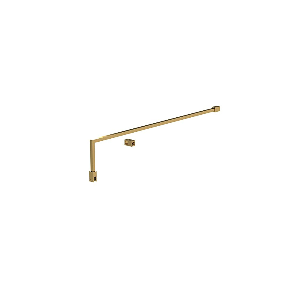 nuie Wetroom Screen Support Arm - Brushed Brass - 15 x 150mm - Image 6