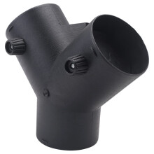 Aquecedor de Estacionamento em Forma de Y de 75 Mm Conector de ExaustãO com VáLvula Reguladora Dupla para Aquecedor de Ar Webasto