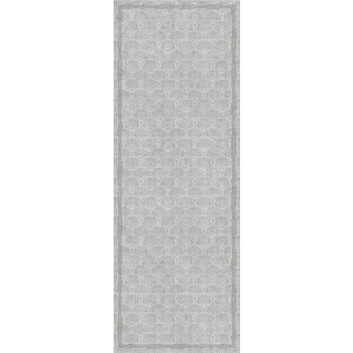 Think Rugs Think Rugs Catherine Lansfield Deco Peacock Washable Rug, Silver