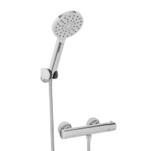 Milano Elsie Round Thermostatic Bar Mixer Valve Multifunction Hand Shower - Chrome