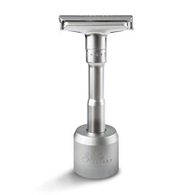 The Shave Factory | Premium Adjustable Safety Razor with Stand