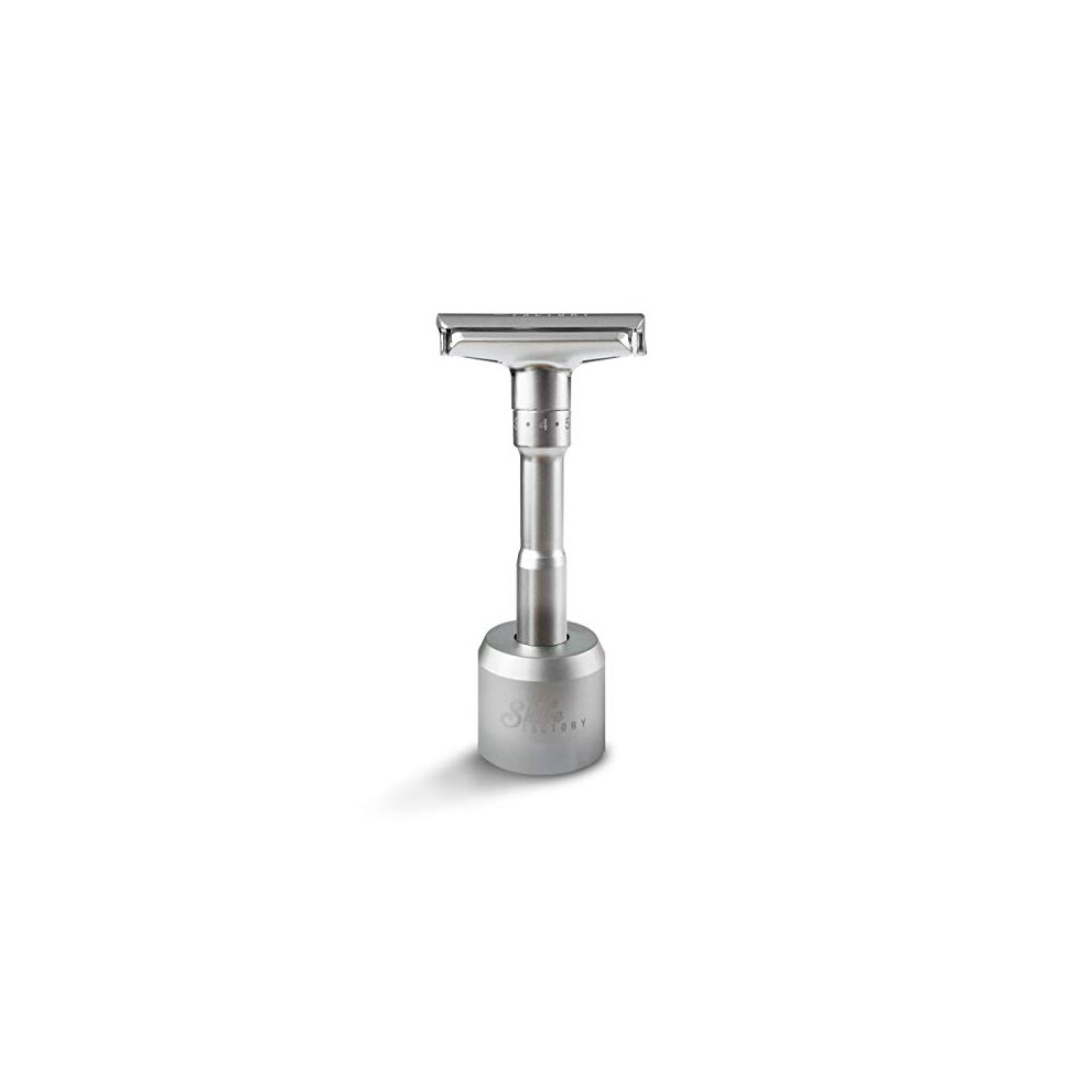 The Shave Factory | Premium Adjustable Safety Razor With Stand